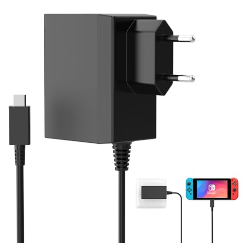 Etssembo 39W Netzteil für Switch 15V 2.6A Ladegerät für Switch/Switch Lite/Switch OLED/Switch Dock/Switch Pro Controller, Unterstützt TV-Modus, Ladekabel USB/Typ C Etssembo 39W Netzteil für Switch 15V 2.6A Ladegerät für Switch/Switch Lite/Switch OLED/Switch Dock/Switch Pro Controller, Unterstützt TV-Modus, Ladekabel USB/Typ C von Etssembo