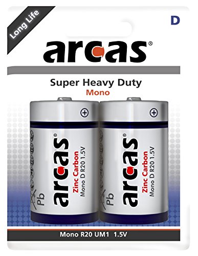Mono-Batterie Super Heavy Duty 1,5V, Typ D/R20, 2er-Pack Mono-Batterie Super Heavy Duty 1,5V, Typ D/R20, 2er-Pack von Ett