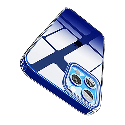 Etuano Hülle kompatibel mit iPhone 13 Handyhülle [Vergilbungsfrei] Glas Klares Case Stoßfestdurchsichtig transparent (iPhone 13) von Etuano
