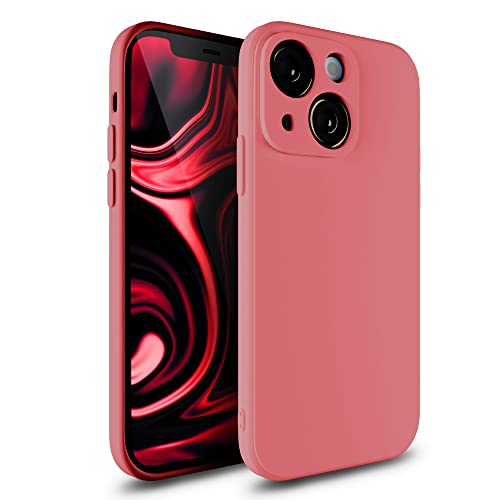 Etuano für iPhone 13 Mini Hülle Silikon, Handyhülle iPhone 13 Mini Case mit Kameraschutz Microfiber Ultra Dünn Schutzhülle für iPhone 13 Mini Altrosa, Rot Etuano für iPhone 13 Mini Hülle Silikon, Handyhülle iPhone 13 Mini Case mit Kameraschutz Microfiber Ultra Dünn Schutzhülle für iPhone 13 Mini Altrosa, Rot von Etuano