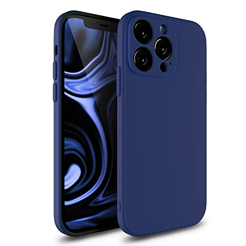 Etuano kompatibel mit iPhone 12 Pro Hülle Silikon, Handyhülle iPhone 12 Pro Case mit Kameraschutz Microfiber Schutzhülle für iPhone 12 Pro Blau (Blau, iPhone 12 Pro) von Etuano