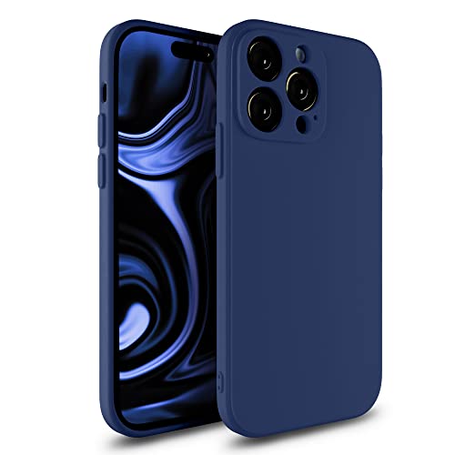 Etuano kompatibel mit iPhone 14 Pro Max Hülle Silikon, Handyhülle iPhone 14 Pro Max Case mit Kameraschutz Microfiber Ultra Dünn Schutzhülle für iPhone 14 Pro Max Blau (Blau, iPhone 14 Pro Max) von Etuano