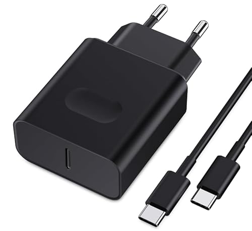 EuAcesry 45W Schnellladegerät, Ladegerät 200cm USB C Schnellladekabel für S25 S24 S23 S22 S21 S20 Ultra, S25+, S24+, Note9, Gleichzeitige Kompatibilität mit Anderen Type-C Interface Telefonen EuAcesry 45W Schnellladegerät, Ladegerät 200cm USB C Schnellladekabel für S25 S24 S23 S22 S21 S20 Ultra, S25+, S24+, Note9, Gleichzeitige Kompatibilität mit Anderen Type-C Interface Telefonen von EuAcesry