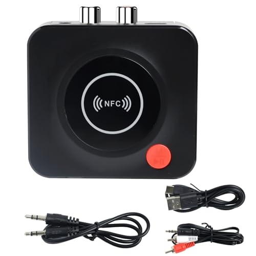 EuAcesry C52 Audioempfänger Bluetooth 5.1 AUX AVCE 3,5 mm Anschluss Lautsprecher Verstärker Adapter Trasmettitore Bluetooth für Streamer Audio Hi-FI für Heim-Stereo-System von EuAcesry