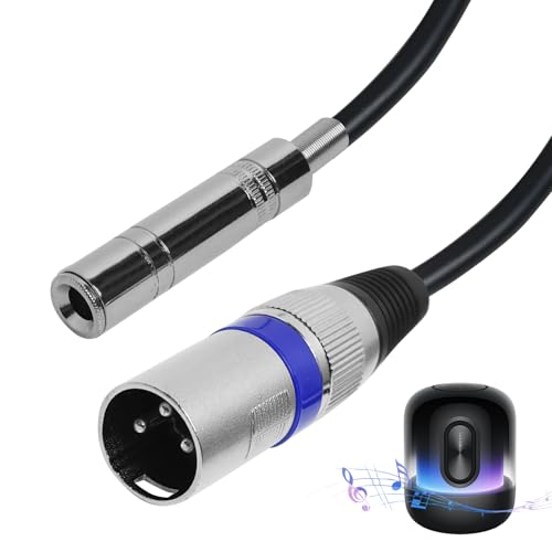 EuAcesry XLR auf Kabel 6,3mm, Mikrofonkabel XLR männlich Kabel auf Klinke 6,3 mm Stereo Weiblich Adapter Stecker für Mikrofon auf Klinke 6.3 TRS Audio Recorder, Verstärker 0,3 m EuAcesry XLR auf Kabel 6,3mm, Mikrofonkabel XLR männlich Kabel auf Klinke 6,3 mm Stereo Weiblich Adapter Stecker für Mikrofon auf Klinke 6.3 TRS Audio Recorder, Verstärker 0,3 m von EuAcesry