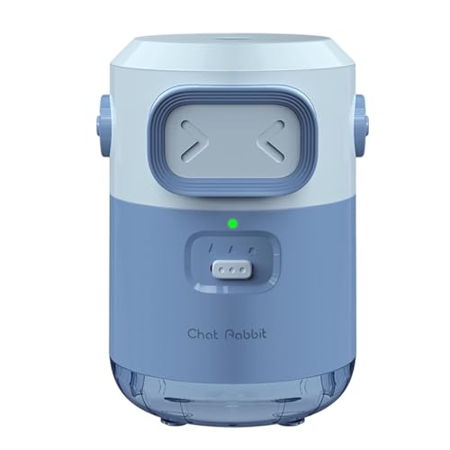 Euakee Elektrischer Bleistiftspitzer, vollautomatischer Bleistiftspitzer, automatisches Ein- und Aussteigen, wiederaufladbarer freihändiger Bleistiftspitzer für 6.5-8mm, Zuhause, Klassenzimmer (Blau) von Euakee