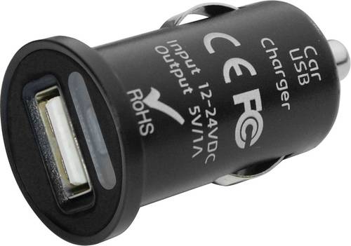 Eufab Mini USB Ladeadapter Belastbarkeit Strom max.=1A Passend für (Details) universell 12V zu 5 V, von Eufab