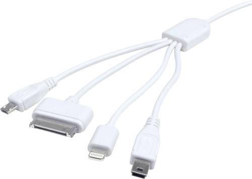 Eufab USB Ladekabel mit 4 Anschlüssen Belastbarkeit Strom max.=1A Passend für (Details) von Eufab