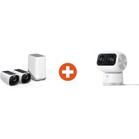 eufyCam 3 Überwachungskamera 4K 2+1 inkl. eufy S350 Überwachungskamera 4K 360 Dual Cam Indoor Nachtsicht eufyCam 3 Überwachungskamera 4K 2+1 inkl. eufy S350 Überwachungskamera 4K 360 Dual Cam Indoor Nachtsicht von Eufy Security