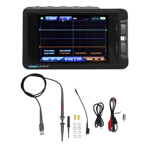 2 in 1 Digitalem Oszilloskop, 250msa/s 50 MHz Bandbreitensignalgenerator, Unterstützung von Screenshots, 3,5 Zoll HD -Anzeige für Elektroniktests 2 in 1 Digitalem Oszilloskop, 250msa/s 50 MHz Bandbreitensignalgenerator, Unterstützung von Screenshots, 3,5 Zoll HD -Anzeige für Elektroniktests von Eujgoov