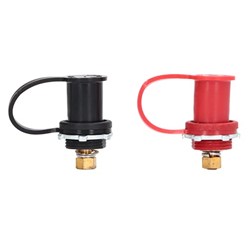 2pcs Batterieladegerät Post 20mm Stud Cap Post Connector Terminal für Auto LKW Boot von Eujgoov