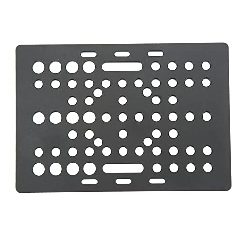 Aluminium Gantry Board Printer Linear Universal Guide Build Gantry Plate 3D Printer Zubehör Schwarz (Planke) von Eujgoov