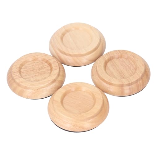 Anti -Vibration Piano Caster Tups Tragen Resistente Nicht -Schlupfboden Beschützer 4pcs für Klaviere Ließertische Tische Fliesenmaterial (Protokollfarbe) von Eujgoov