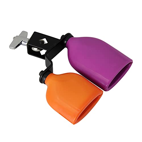 Bicolor Drum Set Cowbell mit Mittlerer Größe Doppelmontaged Bell Kit Percussion Instrumente Bicolor Drum Set Cowbell mit Mittlerer Größe Doppelmontaged Bell Kit Percussion Instrumente von Eujgoov