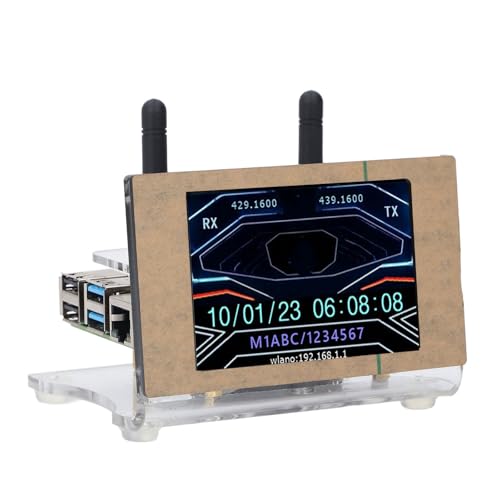 Digitales Sprachmodem, MMDVM-Hotspot-Board mit 3,5-Zoll-Farbbildschirm und WLAN-Ethernet-Port, Duplex-Single-Hotspot-Mainboard von Eujgoov