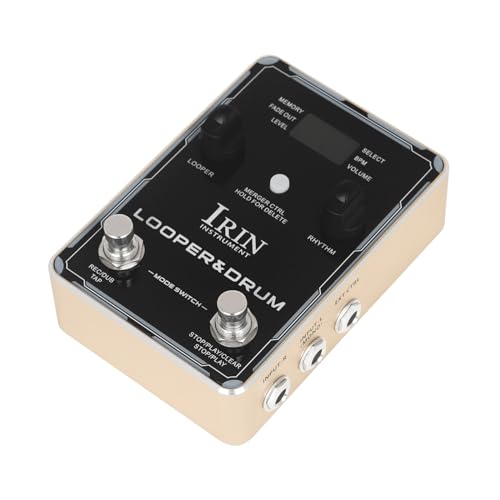 Drum Machine Gitarre Looper Pedal 160 Minuten Aufnahmezeit 100 Drum Machine Rhythmen von Eujgoov