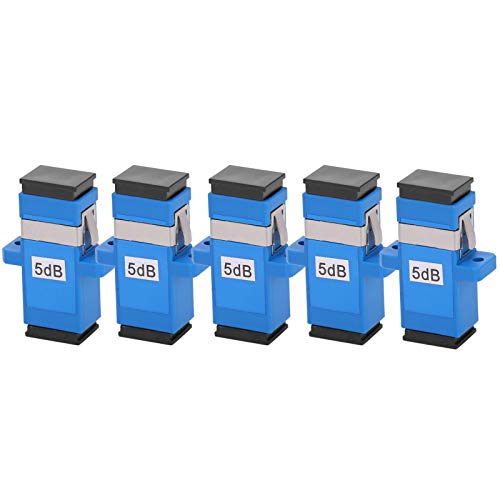 Eujgoov 5pcs Optischer Faseranschluss, SC Optical Connector Adapter, Einzelmodus -Koppler -Dämpfung für Mechanische Komponenten Eujgoov 5pcs Optischer Faseranschluss, SC Optical Connector Adapter, Einzelmodus -Koppler -Dämpfung für Mechanische Komponenten von Eujgoov