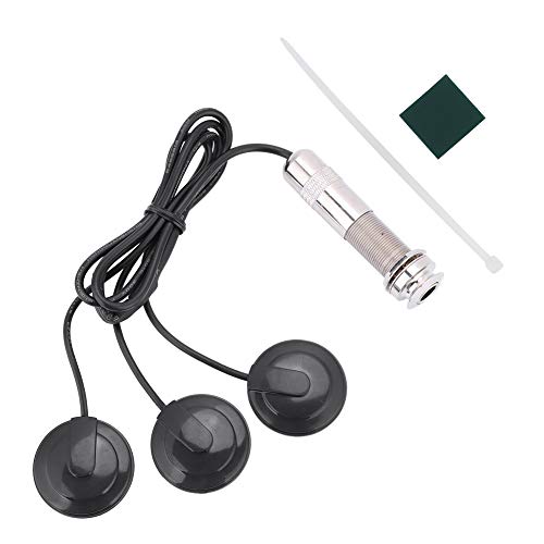 Eujgoov Pickup Piezo Transducer 6,35 Mm 3 in 1 Mikrofon Pickup Piezo Transducer für Gitarre Ukulele Mandoline Eujgoov Pickup Piezo Transducer 6,35 Mm 3 in 1 Mikrofon Pickup Piezo Transducer für Gitarre Ukulele Mandoline von Eujgoov