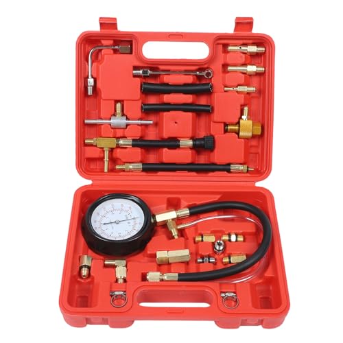Kraftstoffinjektor -Drucktester -Kit Langlebige Inspektionsinstrument für Auto Motorrad LKW, 0 Bis 140 Psi Heizöldruckmesser für Mechaniker und Enthusiasten Kraftstoffinjektor -Drucktester -Kit Langlebige Inspektionsinstrument für Auto Motorrad LKW, 0 Bis 140 Psi Heizöldruckmesser für Mechaniker und Enthusiasten von Eujgoov
