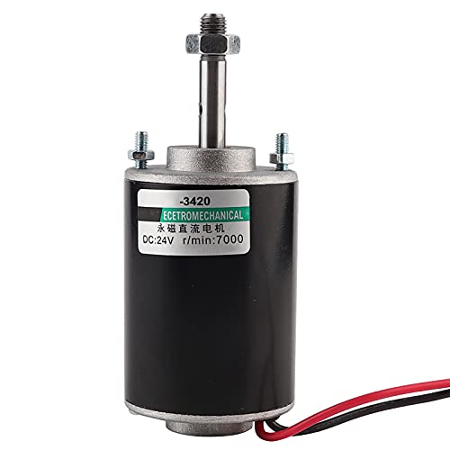 Permanentmagnet-DC-Motor Reversible High Speed ​​Low Noise CW CCW Mini Brushed Electric Amp Motors 30W(24V) von Eujgoov