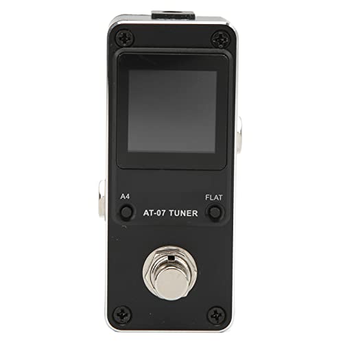Stimmgerät für Elektrisches Stimmgerät, Stimmgerät für E-Gitarre, Gitarre, Bass, Mini-Metall mit Tonhöhenkalibrierung, Flache Stimmung, AT-07 Stimmgerät für Elektrisches Stimmgerät, Stimmgerät für E-Gitarre, Gitarre, Bass, Mini-Metall mit Tonhöhenkalibrierung, Flache Stimmung, AT-07 von Eujgoov
