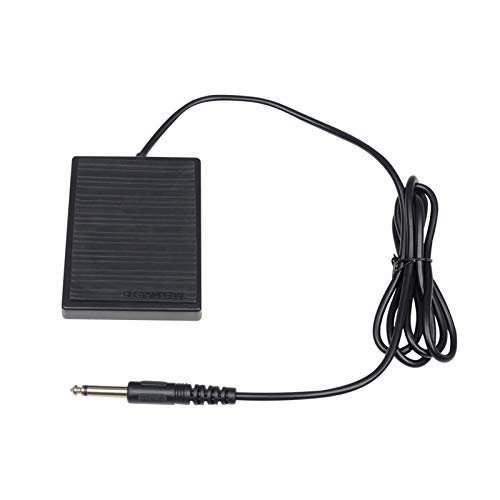 Sustain Pedal, Elektronischer Organ Midi Keyboard Foot Dämpfer Pedal mit 6,35 Mm Stecker, Anti-Rutsch-Pad, Glattes Betrieb Sustain Pedal, Elektronischer Organ Midi Keyboard Foot Dämpfer Pedal mit 6,35 Mm Stecker, Anti-Rutsch-Pad, Glattes Betrieb von Eujgoov