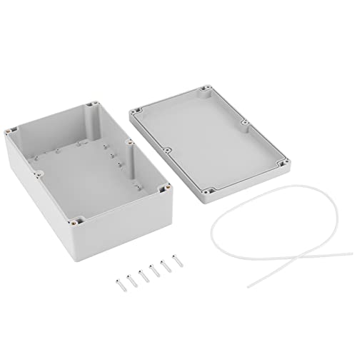 Wasserdichte Staubdichte Verbindung, Projektbox 220 X 120 X 60 Mm, 250 Mm Länge, Kunststoff-Elektrobox, DIY-Anschlussdose, Kunststoff-Projektgehäuse, 9 X 5,9 X 3,3 Zoll/230 X 150 X 85 Mm Wasserdichte Staubdichte Verbindung, Projektbox 220 X 120 X 60 Mm, 250 Mm Länge, Kunststoff-Elektrobox, DIY-Anschlussdose, Kunststoff-Projektgehäuse, 9 X 5,9 X 3,3 Zoll/230 X 150 X 85 Mm von Eujgoov