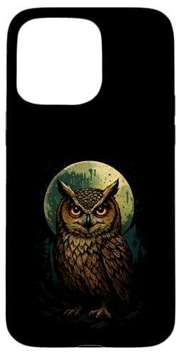 Majestätisch Magie Kunstwerk Eule Wald Natur Eulen Hülle für iPhone 15 Pro Max von Eule