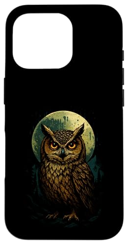 Majestätisch Magie Kunstwerk Eule Wald Natur Eulen Hülle für iPhone 16 Pro von Eule