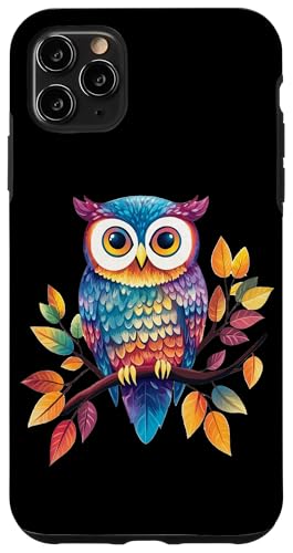 Eule auf Zweig mit Blätter auf Baum Eulen mit großen Augen Hülle für iPhone 11 Pro Max Eule auf Zweig mit Blätter auf Baum Eulen mit großen Augen Hülle für iPhone 11 Pro Max von Eulen Designs für Frühling und Herbst