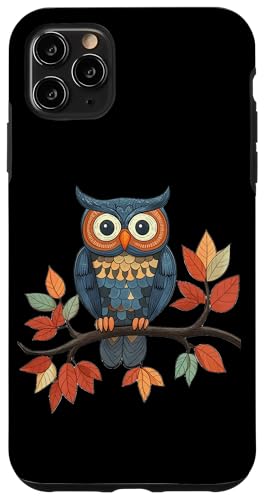 Eule auf Zweig mit Blätter auf Baum Eulen mit großen Augen Hülle für iPhone 11 Pro Max Eule auf Zweig mit Blätter auf Baum Eulen mit großen Augen Hülle für iPhone 11 Pro Max von Eulen Designs für Frühling und Herbst
