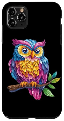 Eule auf Zweig mit Blätter auf Baum Eulen mit großen Augen Hülle für iPhone 11 Pro Max Eule auf Zweig mit Blätter auf Baum Eulen mit großen Augen Hülle für iPhone 11 Pro Max von Eulen Designs für Frühling und Herbst