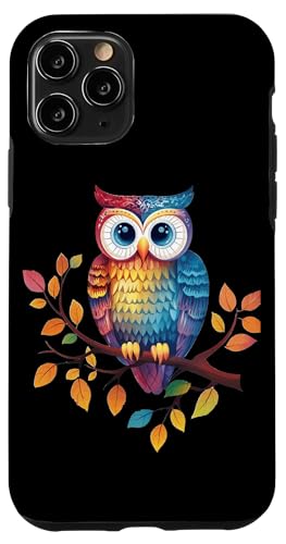 Eule auf Zweig mit Blätter auf Baum Eulen mit großen Augen Hülle für iPhone 11 Pro Eule auf Zweig mit Blätter auf Baum Eulen mit großen Augen Hülle für iPhone 11 Pro von Eulen Designs für Frühling und Herbst