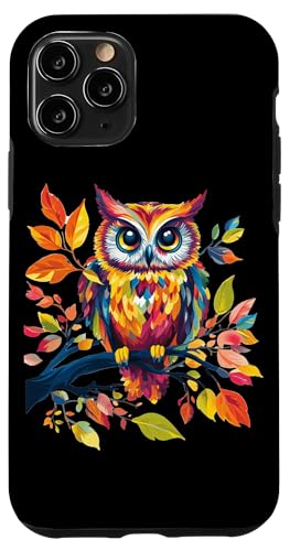 Eule auf Zweig mit Blätter auf Baum Eulen mit großen Augen Hülle für iPhone 11 Pro Eule auf Zweig mit Blätter auf Baum Eulen mit großen Augen Hülle für iPhone 11 Pro von Eulen Designs für Frühling und Herbst