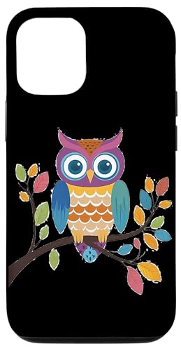 Eule auf Zweig mit Blätter auf Baum Eulen mit großen Augen Hülle für iPhone 12/12 Pro Eule auf Zweig mit Blätter auf Baum Eulen mit großen Augen Hülle für iPhone 12/12 Pro von Eulen Designs für Frühling und Herbst