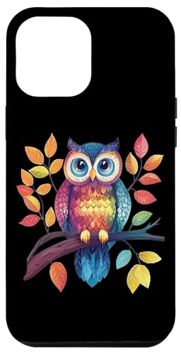 Eule auf Zweig mit Blätter auf Baum Eulen mit großen Augen Hülle für iPhone 12 Pro Max Eule auf Zweig mit Blätter auf Baum Eulen mit großen Augen Hülle für iPhone 12 Pro Max von Eulen Designs für Frühling und Herbst