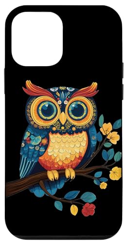 Eule auf Zweig mit Blätter auf Baum Eulen mit großen Augen Hülle für iPhone 12 mini Eule auf Zweig mit Blätter auf Baum Eulen mit großen Augen Hülle für iPhone 12 mini von Eulen Designs für Frühling und Herbst