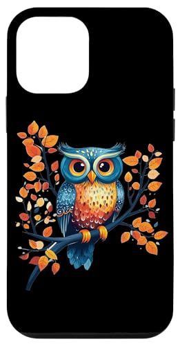 Eule auf Zweig mit Blätter auf Baum Eulen mit großen Augen Hülle für iPhone 12 mini Eule auf Zweig mit Blätter auf Baum Eulen mit großen Augen Hülle für iPhone 12 mini von Eulen Designs für Frühling und Herbst
