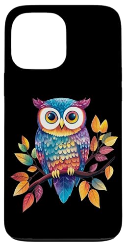 Eule auf Zweig mit Blätter auf Baum Eulen mit großen Augen Hülle für iPhone 13 Pro Max Eule auf Zweig mit Blätter auf Baum Eulen mit großen Augen Hülle für iPhone 13 Pro Max von Eulen Designs für Frühling und Herbst
