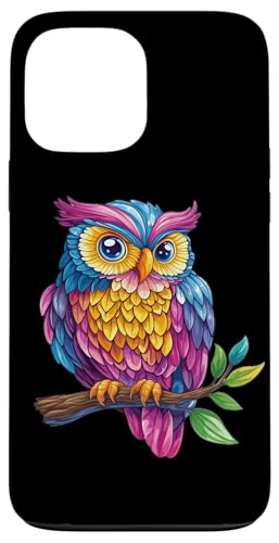 Eule auf Zweig mit Blätter auf Baum Eulen mit großen Augen Hülle für iPhone 13 Pro Max Eule auf Zweig mit Blätter auf Baum Eulen mit großen Augen Hülle für iPhone 13 Pro Max von Eulen Designs für Frühling und Herbst