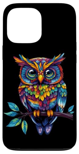 Eule auf Zweig mit Blätter auf Baum Eulen mit großen Augen Hülle für iPhone 13 Pro Max Eule auf Zweig mit Blätter auf Baum Eulen mit großen Augen Hülle für iPhone 13 Pro Max von Eulen Designs für Frühling und Herbst