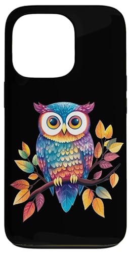 Eule auf Zweig mit Blätter auf Baum Eulen mit großen Augen Hülle für iPhone 13 Pro Eule auf Zweig mit Blätter auf Baum Eulen mit großen Augen Hülle für iPhone 13 Pro von Eulen Designs für Frühling und Herbst