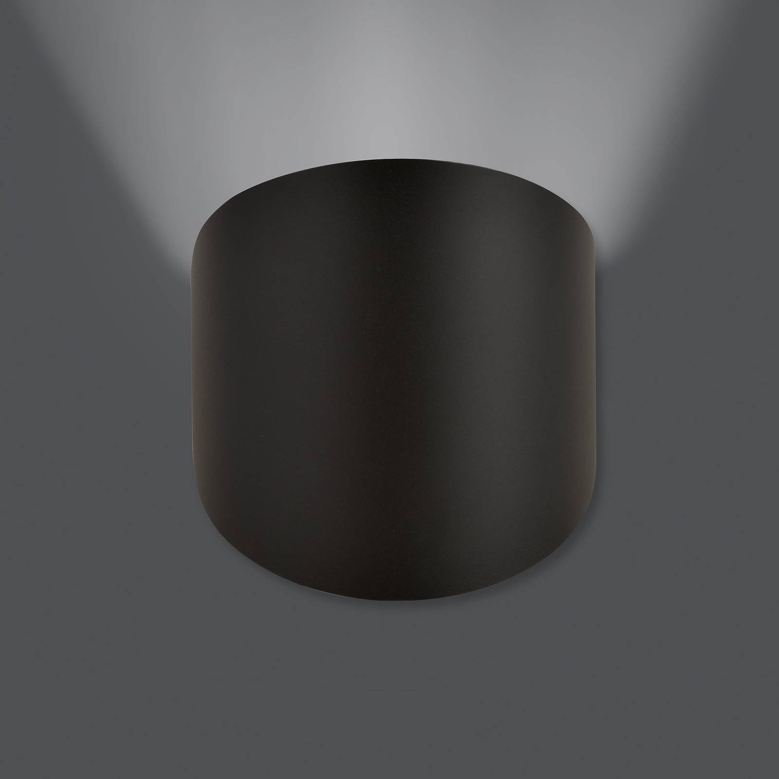 Deckenleuchte Form 3, schwarz, 20,5 x 22,5 cm von Euluna