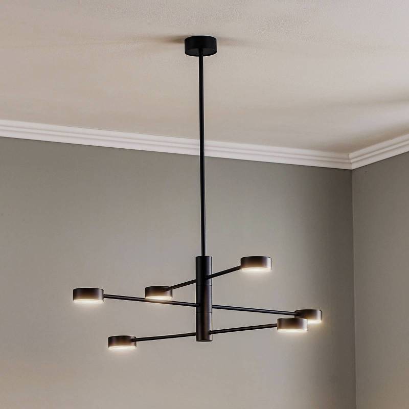 Deckenleuchte Orbit VI, schwarz, sechsflammig von Nowodvorski Lighting