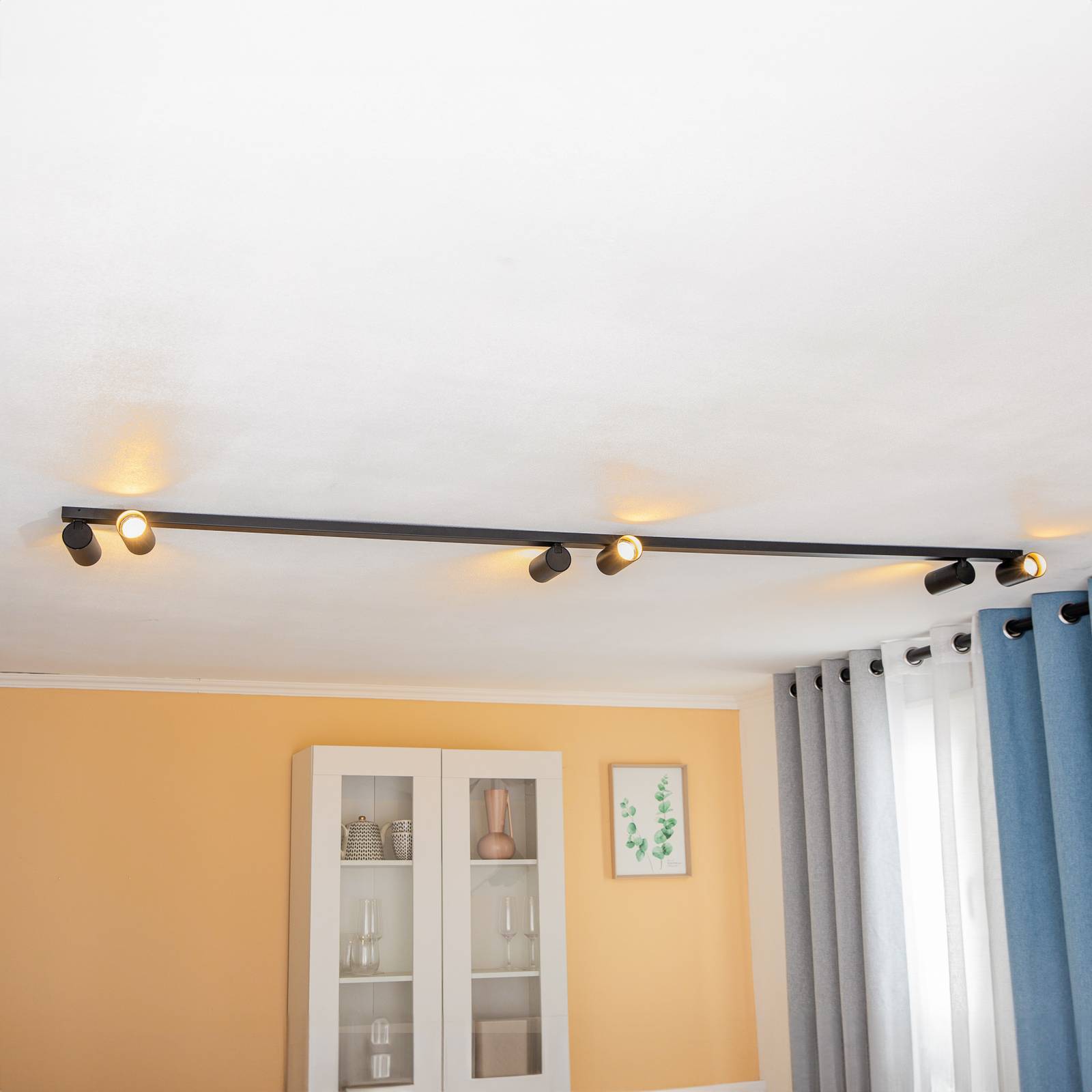 Deckenstrahler Mono VI, schwarz/gold, sechsflammig Deckenstrahler Mono VI, schwarz/gold, sechsflammig von Nowodvorski Lighting
