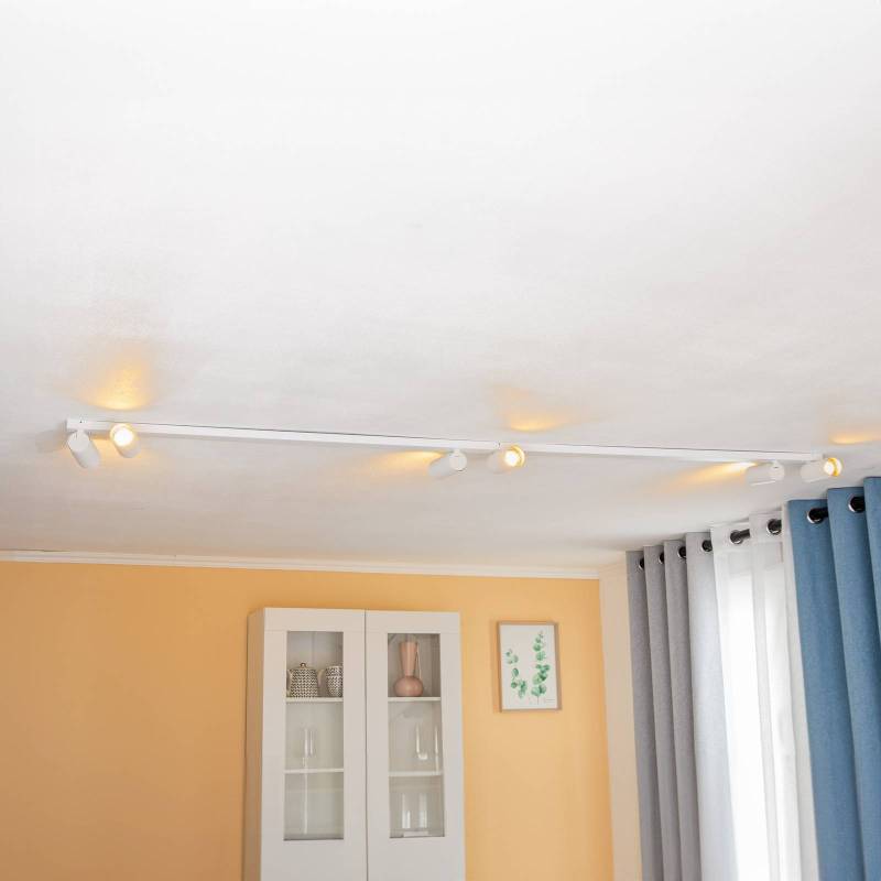 Deckenstrahler Mono VI weiß/gold, sechsflammig von Nowodvorski Lighting