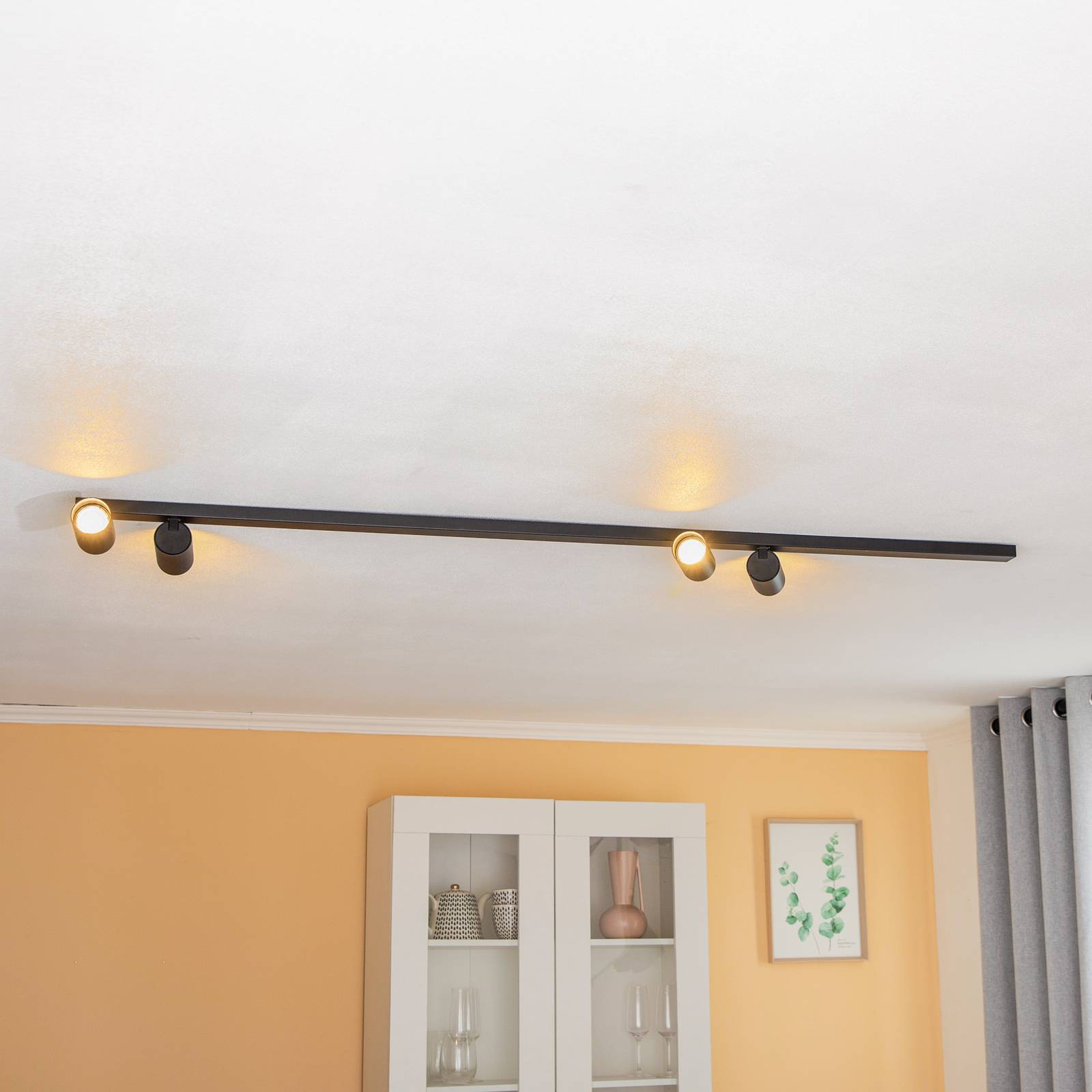 Deckenstrahler Mono VIII schwarz 8-flammig 2x150cm Deckenstrahler Mono VIII schwarz 8-flammig 2x150cm von Nowodvorski Lighting