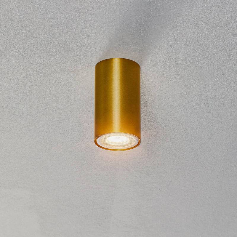 Downlight Eye S in Zylinderform, messing von Nowodvorski Lighting