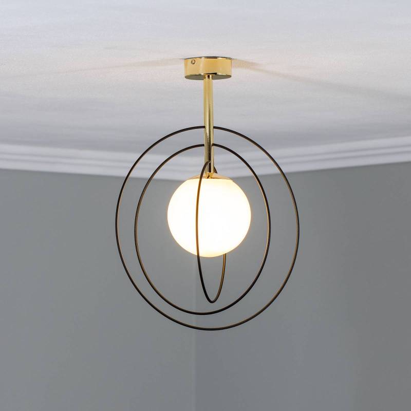 Euluna Deckenleuchte Spinn, 1-flammig, Glas, Ø 35 cm von Euluna