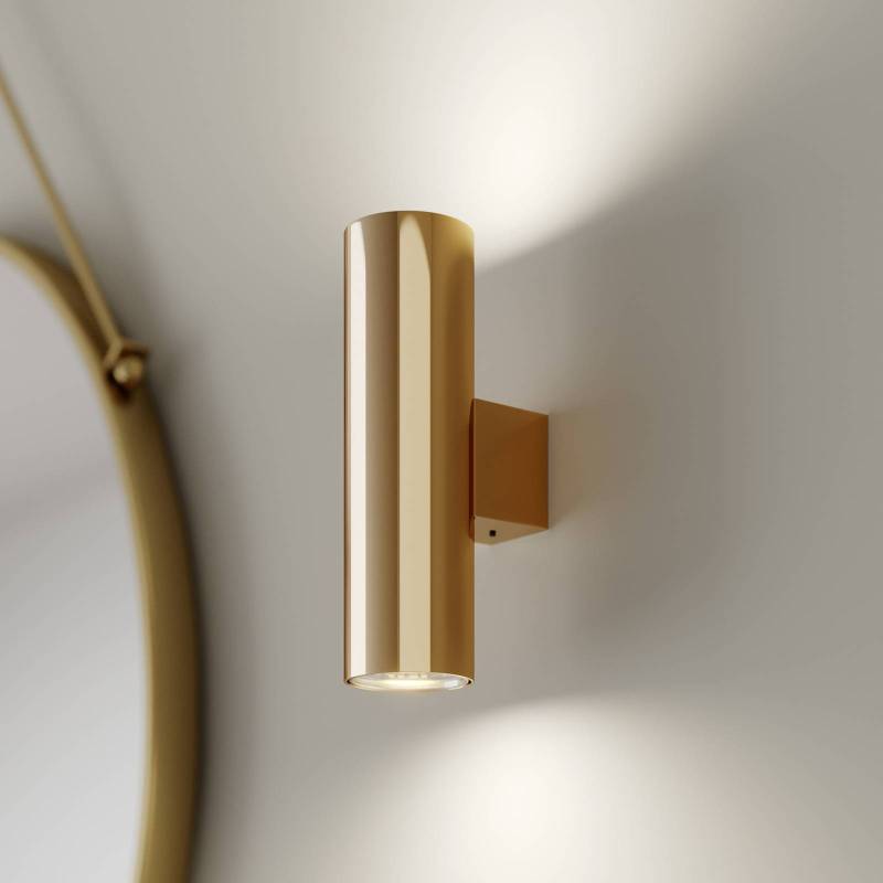 Euluna Wandlampe Marion, messing Höhe 18 cm Stahl up/down von Euluna